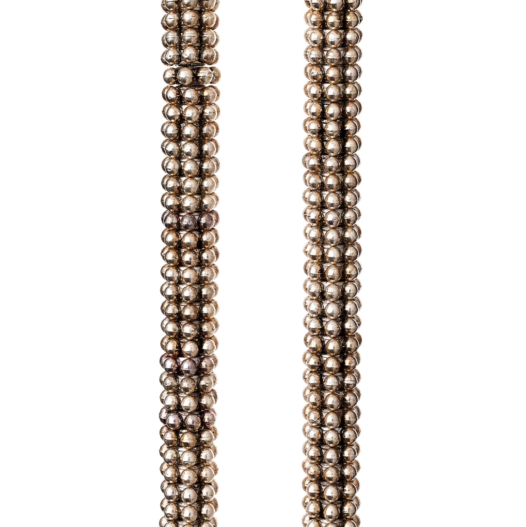 Silver Plated Small Dot Rondelle Beads, 6mm by Bead Landing™